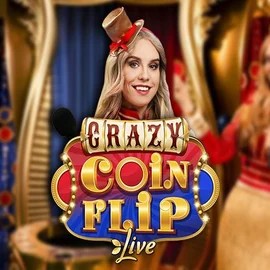 Crazy Coin Flip slot logo by Evolution at Lilibet CasinoCrazy Coin Flip
