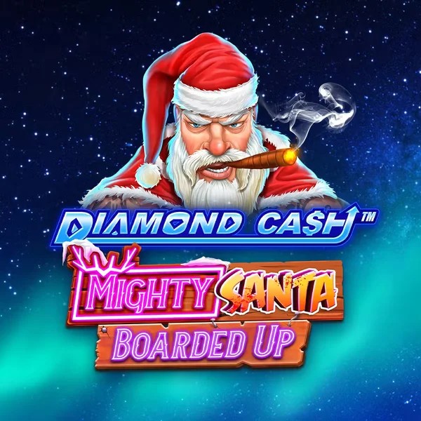 Diamond Cash Mighty Santa Boarded Up logo by Greentube Lilibet Casino
