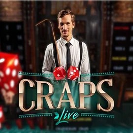 Live Craps logo – Live Casino by Evolution at Lilibet Casino