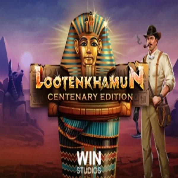 Slots logo of Loot'en Khamun the Dead Sea Scrolls from Win Studios at Lilibet Casino